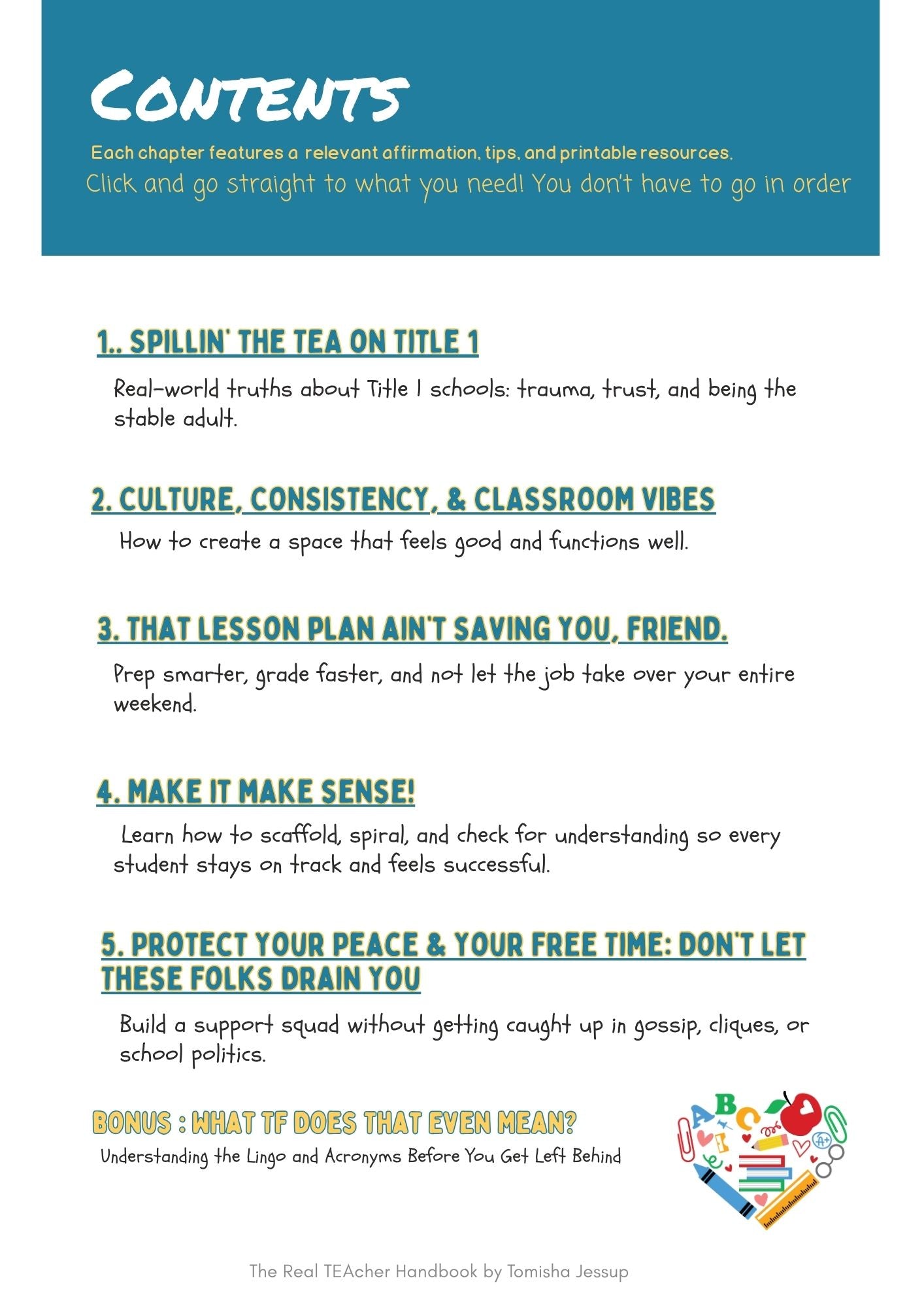 The Real TEAcher Handbook: How to Handle All the Mess with Finesse